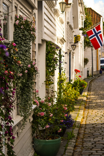 Fototapeta Naklejka Na Ścianę i Meble -  Flage Norwegen