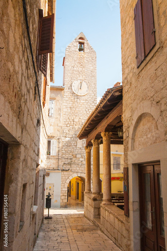 Old town on the island of Rab