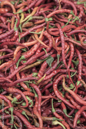 red peppers as a background © berna_namoglu