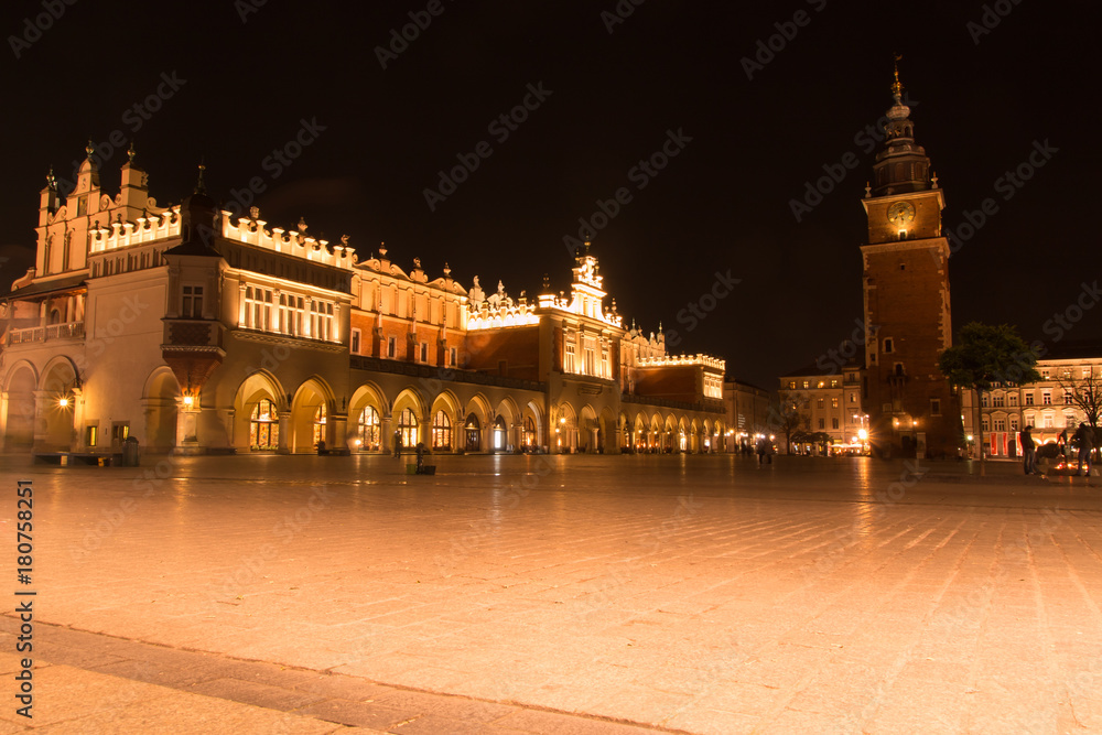 Fototapeta premium old town night two