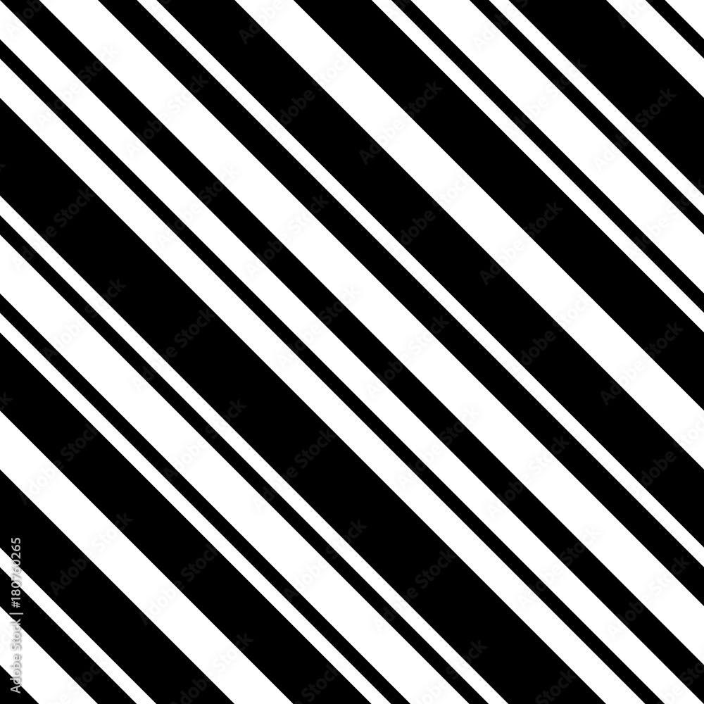 Black and White Diagonal Striped Seamless Pattern Black and White Diagonal Striped Seamless Pattern