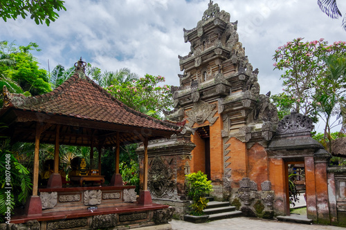 Puri Saren Agung (Ubud Palace). Temple in Bali, Indonesia
