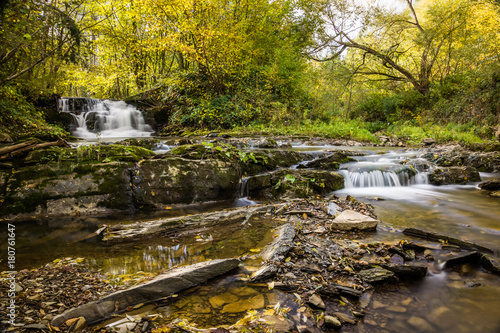 Fototapeta Naklejka Na Ścianę i Meble -  Waterfall in Dolzyca, Bieszczady, Poland