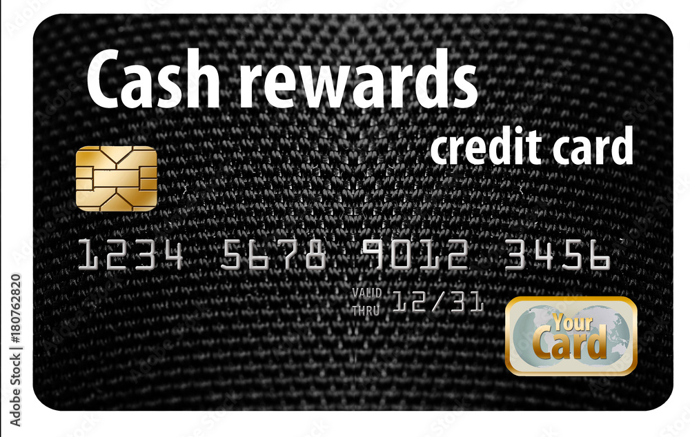 A cash rewards credit card is isolated on a white background. For every dollar you spend you get a percentage back, typically .5 to 1.5%. A cash rewards credit card is isolated on a white background. For every dollar you spend you get a percentage back, typically .5 to 1.5%.