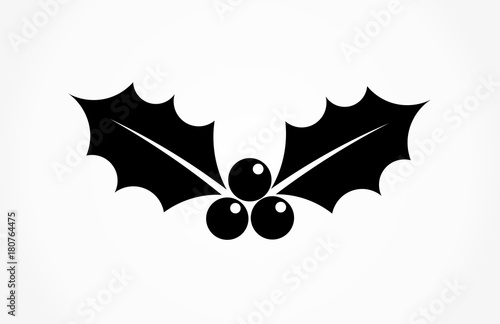 Christmas holly berry icon