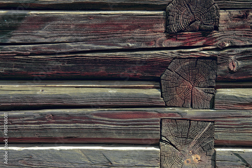 Old rich wood texture background with knots