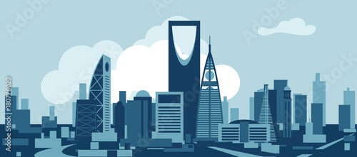 Riyadh Saudi Arabia Skyline