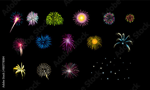 Fireworks Vector Illustration