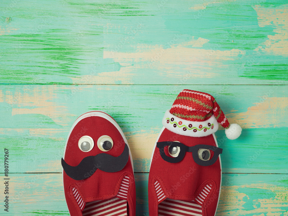 Naklejka premium Christmas holiday concept