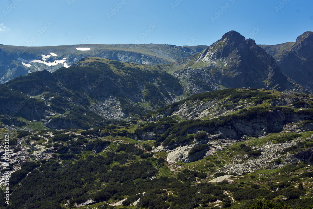 Landscape of Rila Mountan near, The Seven Rila Lakes, Bulgaria