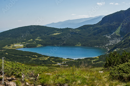 Amazing Landscape of The Lower lake, The Seven Rila Lakes, Bulgaria