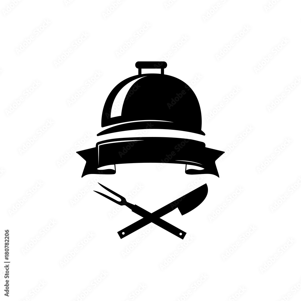 Barbecue grill in black simple silhouette style icons vector ...