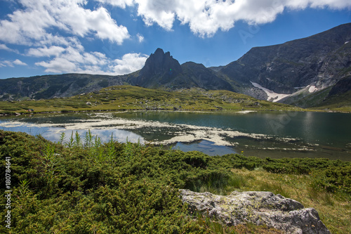 Amazing landscape of The Twin lake, The Seven Rila Lakes, Bulgaria