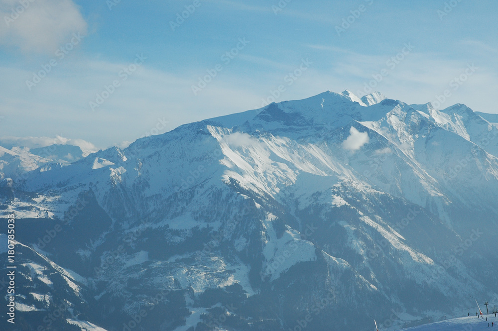 Winter ski mountains. Tyrol, Austria