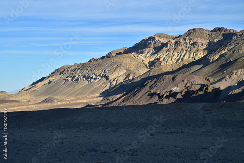 Death Valley Furnace Creek landscape at Artist's Palette Black Mountains