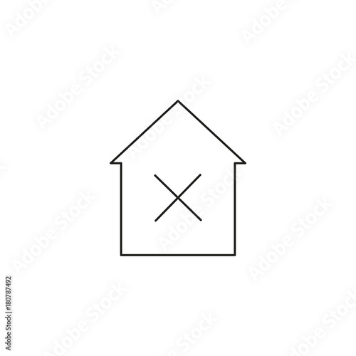 home delete icon