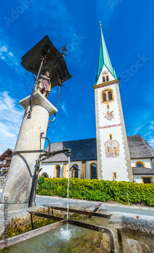 Mutters village near Innsbruck, Austria photo