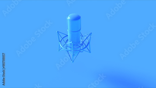 Bright Blue Microphone