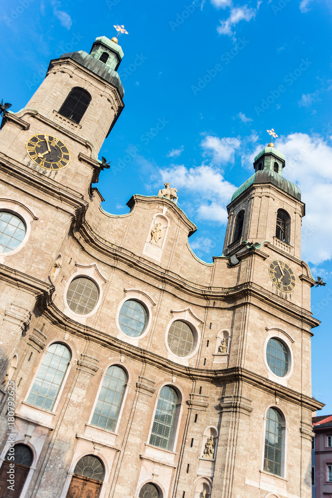 Cathedral of St. James in Innsbruck, Austria. Cathedral of St. James in Innsbruck, Austria.
