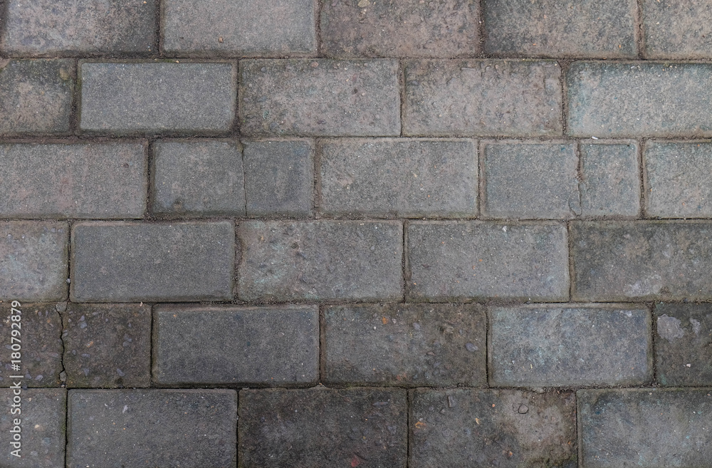 Naklejka premium Background of stone wall and ciement blocks texture photo.