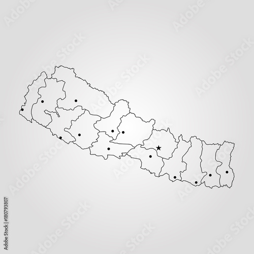 Map of Nepal