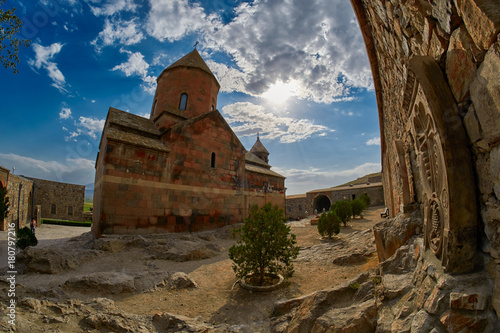 Khor Virap Monastery on Armenia-Turkey Border near Ararat Mountain