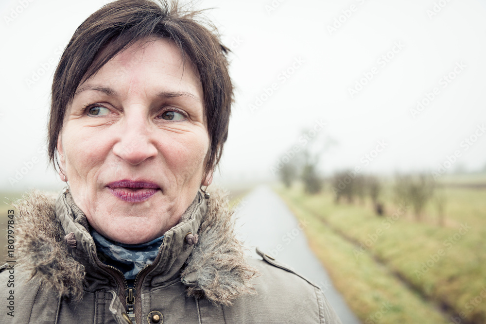 Senior Woman Outdoors Senior Woman Outdoors