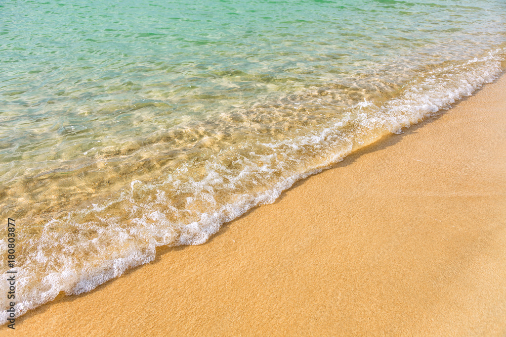 Fotografie Sand sea tropical beach