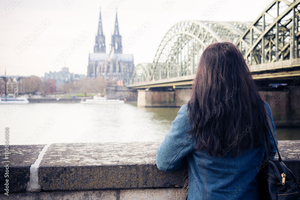 Young Woman In Cologne