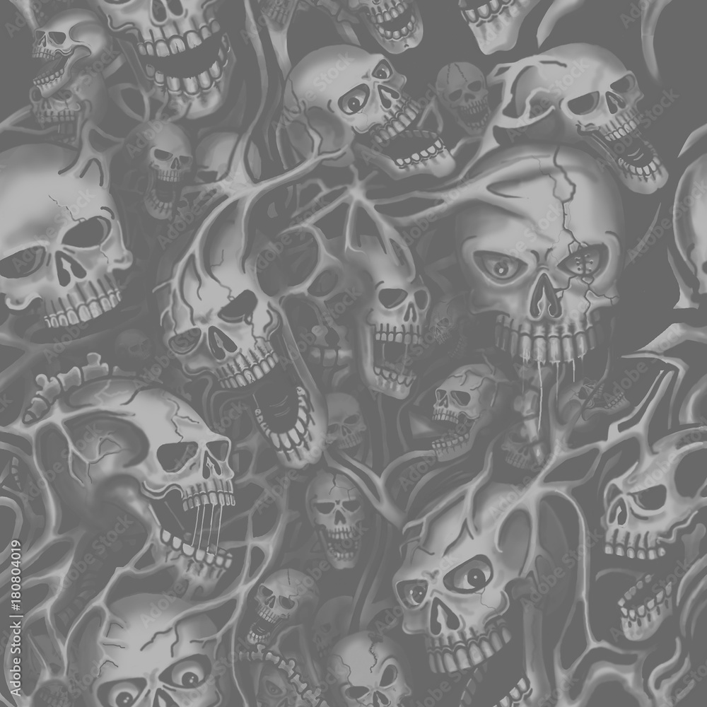 Skull Pattern seamless Skull Pattern seamless