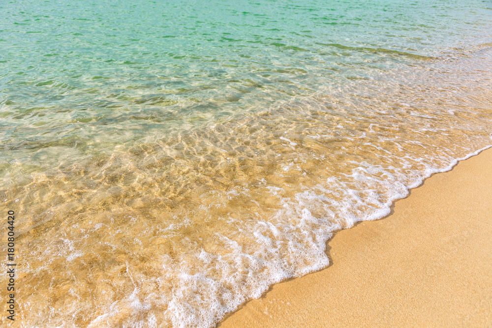 Fotografie Sand sea tropical beach