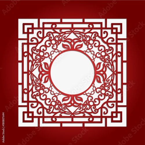 Chinese Paper Cuttings Background 