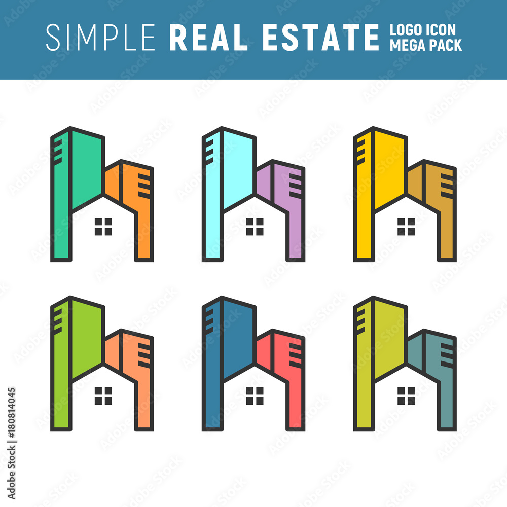 Urban Real Estate Logo Mega Pack