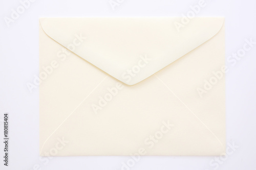 envelope paper isolated in white background