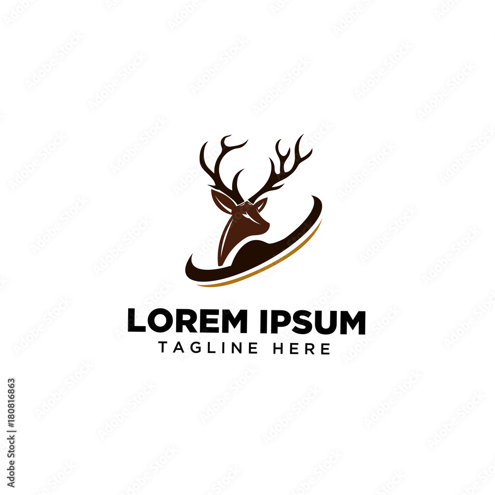 Obraz premium Deer logo