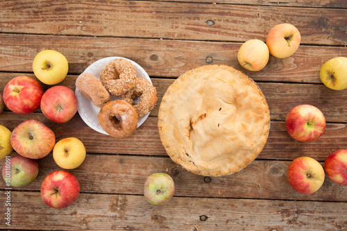 Apple pie and donuts 