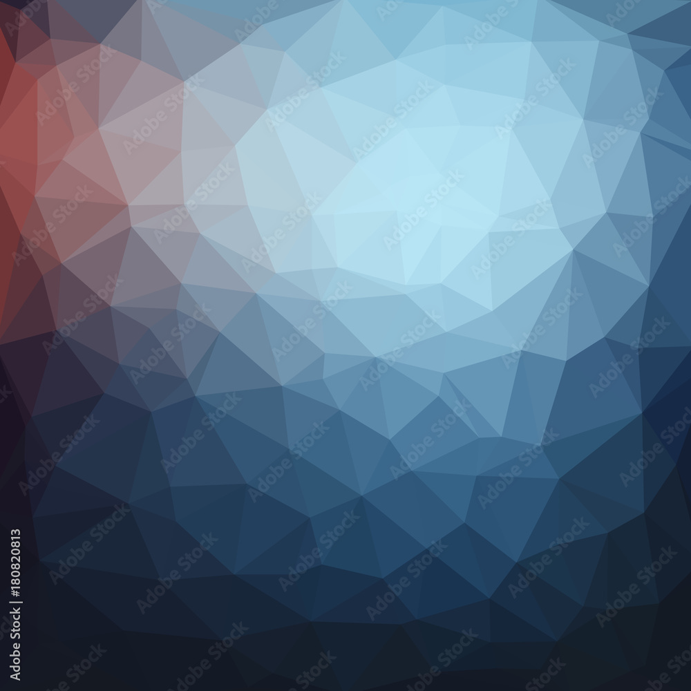 Light blue dark vector Low poly crystal background. Polygon design pattern. Low poly illustration background. Light blue dark vector Low poly crystal background. Polygon design pattern. Low poly illustration background.