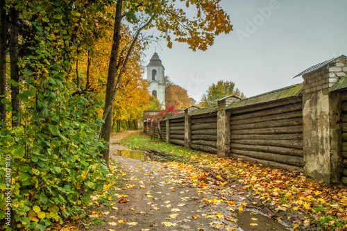 Wallpaper Mural Monastery in autumn Torontodigital.ca