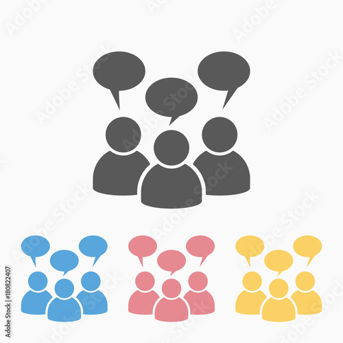 peoples brainstorming icon