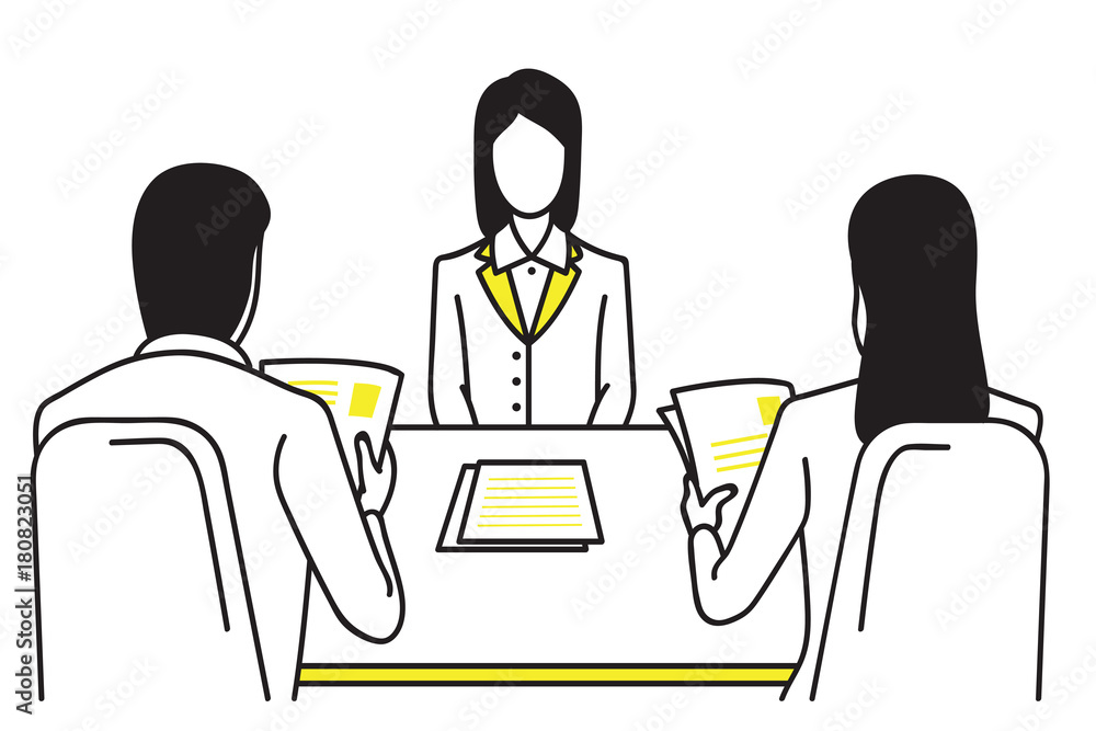 Job interview concept Job interview concept