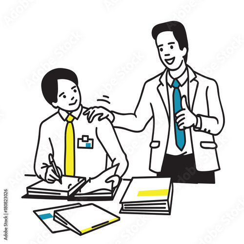 Intern worker get good mark