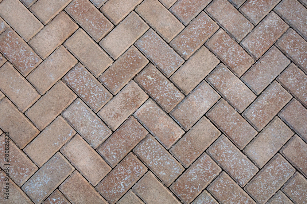 The texture of paving slabs