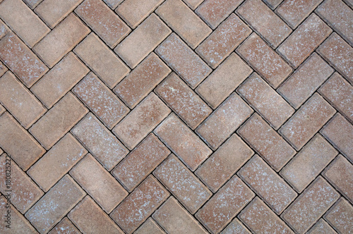 The texture of paving slabs