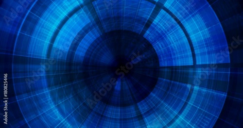 Technology Portal with Futuristic Looping Rotating Background photo