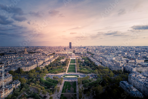 View of Paris taken from the Tour Eiffel - France - Europe © Erwin Barbé