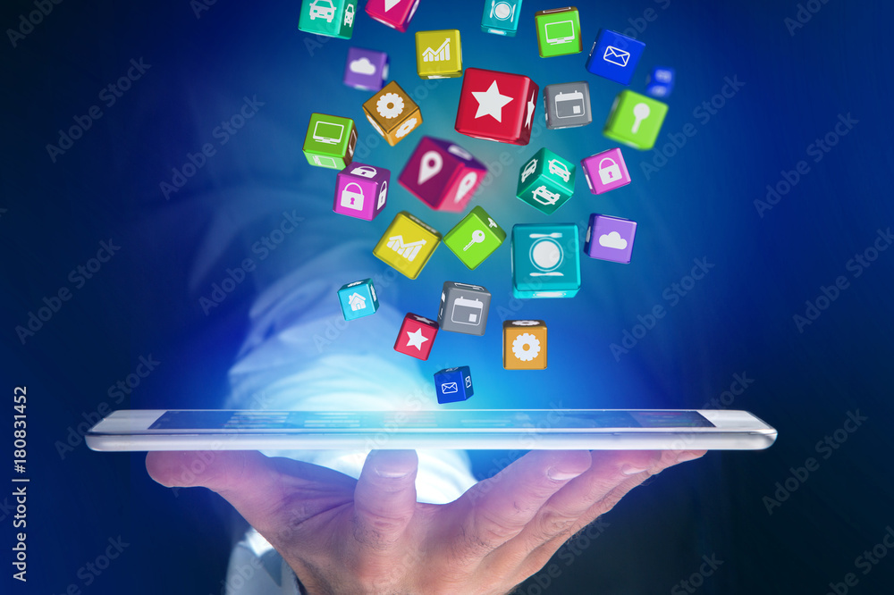 3d rendering molecule on a displayed on a medical interface 3d rendering molecule on a displayed on a medical interface