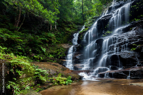 Obraz na płótnie Sylvia Falls Blue Mountains NSW w salonie