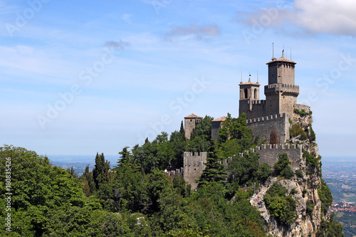 Rocca della Guaita San Marino fortress landscape Italy