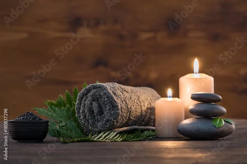 Obraz Zestaw zabiegów spa