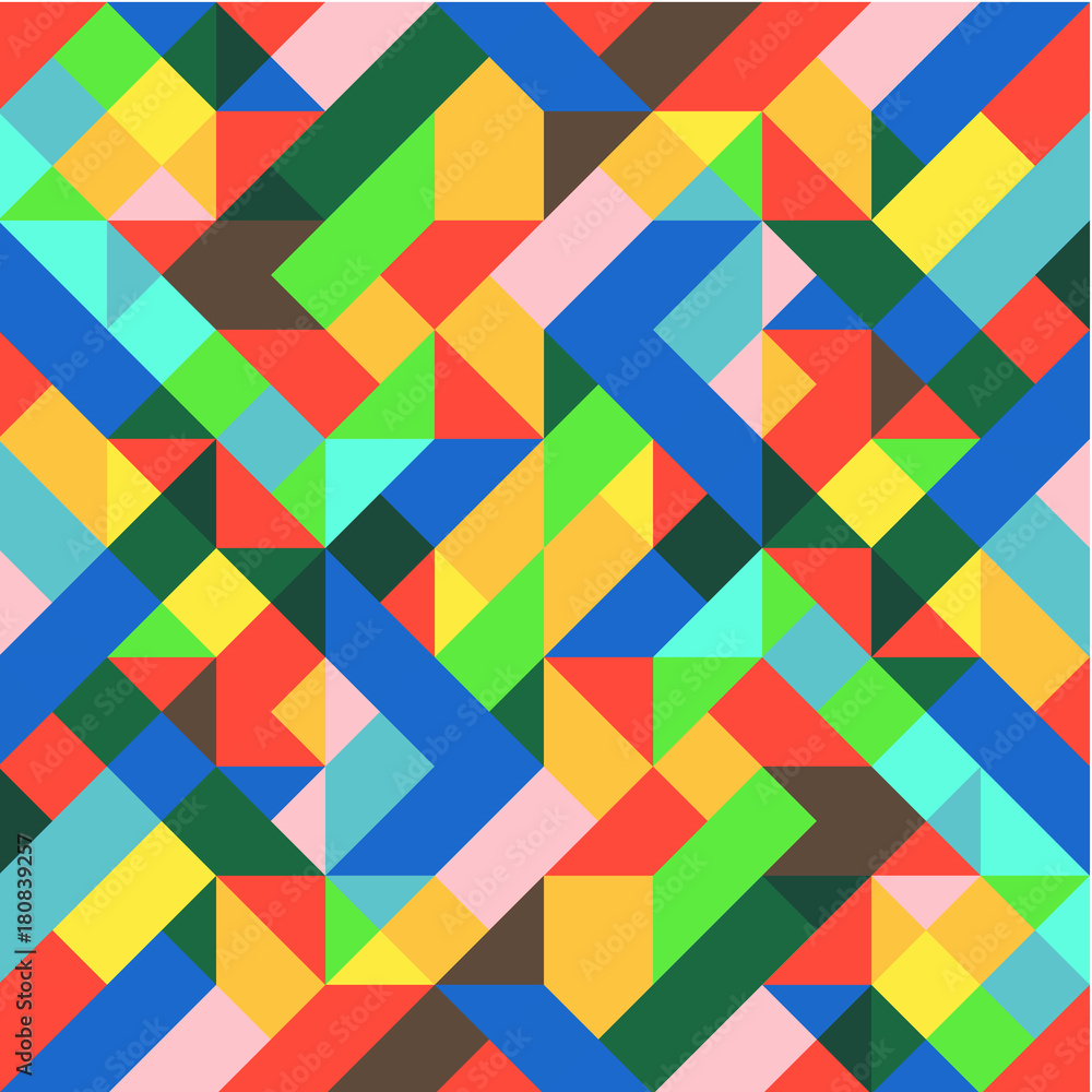 Fun Fashion Geometric Pop Art 1980 Style Pattern Fun Fashion Geometric Pop Art 1980 Style Pattern